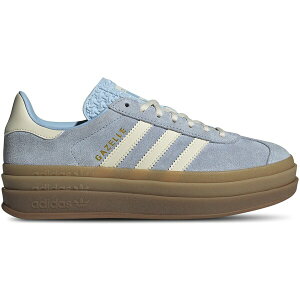 adidas �A�f�B�_�X ���f�B�[�X �X�j�[�J�[ �yadidas Gazelle Bold Clear Sky Cream�z �T�C�Y US_8.5(25.5cm) Clear Sky/Cream White/Gold Metallic