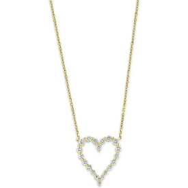 エフィー コレクション レディース ネックレス・チョーカー・ペンダントトップ アクセサリー EFFY&reg; Diamond Open Heart 18" Pendant Necklace (7/8 ct. t.w.) in 14k Gold Yellow Gold