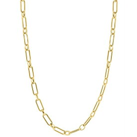 エフィー コレクション レディース ネックレス・チョーカー・ペンダントトップ アクセサリー EFFY&reg; Men's Link 22" Chain Necklace in 14k Gold-Plated Sterling Silver Gold Over Silver