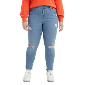 リーバイス レディース デニムパンツ ボトムス Trendy Plus Size 721 High-Rise Skinny Jeans Medium Indigo