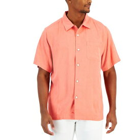 トッミーバハマ メンズ シャツ トップス Men's Al Fresco Tropics Short-Sleeve Shirt Pure Coral