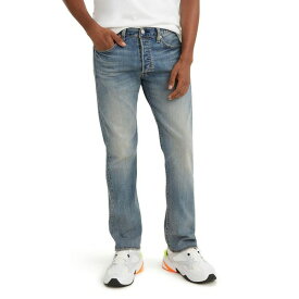 リーバイス メンズ デニムパンツ ボトムス Men's 501&reg; Original Fit Button Fly Stretch Jeans Unleaded