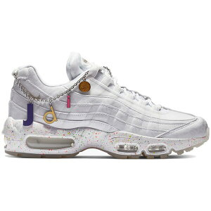 Nike �i�C�L ���f�B�[�X �X�j�[�J�[ �yNike Air Max 95 Tokyo Charm (Women's)�z �T�C�Y US_7(24.0cm) White/Metallic Silver-Multi-Color