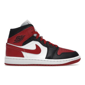 Jordan �W���[�_�� ���f�B�[�X �X�j�[�J�[ �yJordan 1 Mid Alternate Bred Toe (Women's)�z �T�C�Y US_W_10.5 White/Red/Black
