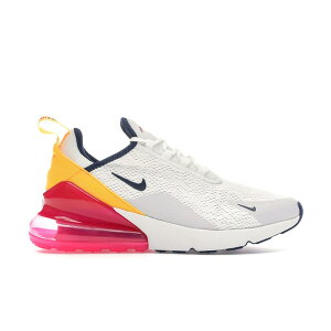 Nike �i�C�L ���f�B�[�X �X�j�[�J�[ �yNike Air Max 270 Laser Fuchsia (Women's)�z �T�C�Y US_7(24.0cm) Summit White/Laser Fuchsia-Platinum Tint-Midnight Navy