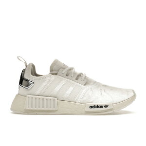 adidas �A�f�B�_�X ���f�B�[�X �X�j�[�J�[ �yadidas NMD R1 Velour White Silver (Women's)�z �T�C�Y US_W_10.5 Crystal White/Crystal White/Silver Metallic
