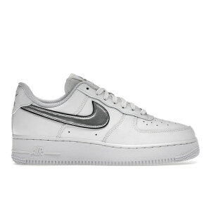 Nike �i�C�L ���f�B�[�X �X�j�[�J�[ �yNike Air Force 1 Low '07 Essential White Metallic Silver Black (Women's)�z �T�C�Y US_8(25.0cm) White/Black/Metallic Silver