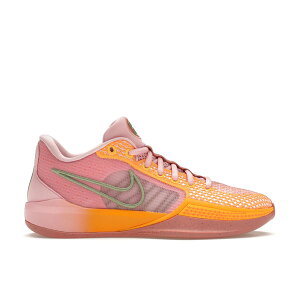 Nike �i�C�L ���f�B�[�X �X�j�[�J�[ �yNike Sabrina 1 Rooted (Women's)�z �T�C�Y US_W_18.5 Medium Soft Pink/Oil Green/Total Orange/Laser Orange/Red Stardust