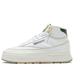 Reebok ���[�{�b�N ���f�B�[�X �X�j�[�J�[ �y(WMNS) Reebok Mid Geo Mid Shoes 'White Dark Green' GZ4936�z �T�C�Y US_6.5(23.5cm)