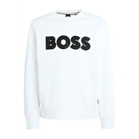 【送料無料】 ボス メンズ パーカー・スウェットシャツ アウター Sweatshirts White