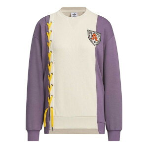 adidas AfB_X fB[X Xj[J[ y(WMNS) adidas Originals MC Classic Crews 'Beige Purple' IN1091z TCY US_W_M