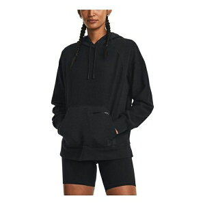 Under Armour A_[A[}[ fB[X Xj[J[ y(WMNS) Under Armour Ottoman Fleece Hoodie 'Black' 1379775-001z TCY US_W_L