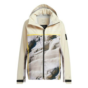 adidas AfB_X fB[X Xj[J[ y(WMNS) adidas National Geographic RAIN.RDY Jacket 'Beige' IC1992z TCY US_W_XS