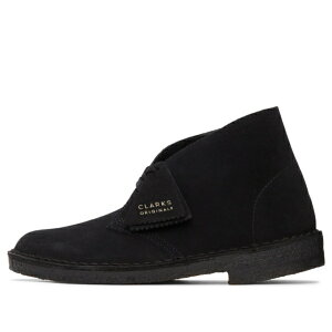 Clarks N[NX fB[X Xj[J[ y(WMNS) Clarks Desert Boots Suede 'Black' 26155524z TCY US_9(26.0cm)