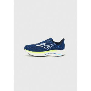 �~�Y�m �����Y �t�B�b�g�l�X �X�|�[�c WAVE RIDER 29 - Road running shoes - estate blue/white/lightning yellow