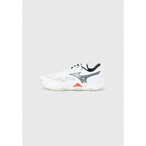 �~�Y�m �����Y �t�B�b�g�l�X �X�|�[�c WAVE MOMENTUM ELITE UNISEX - Volleyball shoes - white/black/fiery red