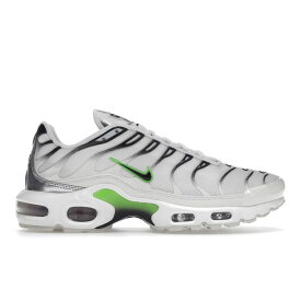 Nike ナイキ レディース スニーカー 【Nike Air Max Plus】 サイズ US_9W(26cm) White Neon Metallic Silver (Women's)