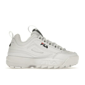 Fila フィラ レディース スニーカー 【Fila Disruptor 2】 サイズ US_9.5W(26.5cm) White Navy Red (Women's)