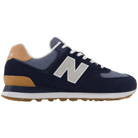 New Balance ニューバランス レディース スニーカー 【New Balance 574】 サイズ US_W_6W Navy Blue Denim Gum (Women's)