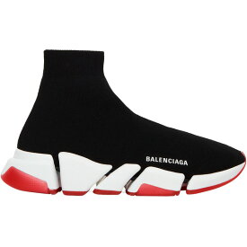 Balenciaga バレンシアガ レディース スニーカー 【Balenciaga Speed 2.0 Bicolor Transparent】 サイズ EU_39(25cm) Red Sole (Women's)
