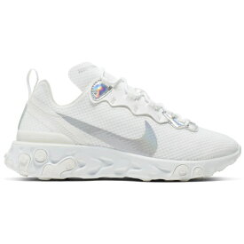 Nike ナイキ レディース スニーカー 【Nike React Element 55】 サイズ US_6W(23cm) White Iridescent (Women's)