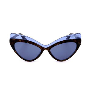 XL[m fB[X TOXACEFA ANZT[ Double Cat-eye Frame Tinted Sunglasses IPR/KU HAVANA BLUE