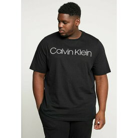 カルバンクライン メンズ Tシャツ トップス FRONT LOGO - Print T-shirt - black
