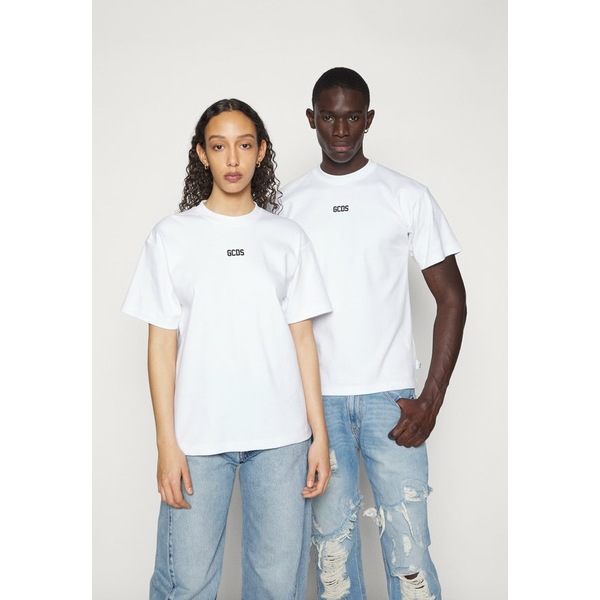 ジーシーディーエス メンズ Tシャツ トップス BASIC LOGO REGULAR TEE UNISEX Basic T-shirt white