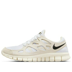 Nike �i�C�L ���f�B�[�X �X�j�[�J�[ White/Black/Light Bone/Phantom �y(WMNS) Nike Free Run 2 'White Light Bone' DM8915-101�z �T�C�Y US_5(22.0cm)