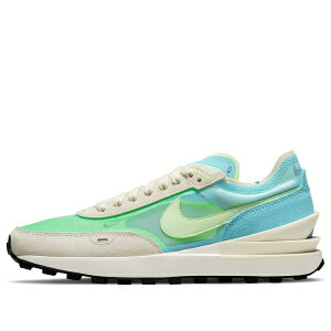 Nike �i�C�L ���f�B�[�X �X�j�[�J�[ Green/Blue/Creamwhite �y(WMNS) Nike Waffle One 'Bleached Aqua Lime Glow' DC2533-401�z �T�C�Y US_7.5(24.5cm)