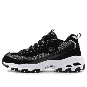 Skechers �X�P�b�`���[�Y ���f�B�[�X �X�j�[�J�[ Black/White �y(WMNS) Skechers D Lites Low-Top Running Shoes Black/White 66666036-BKW�z �T�C�Y US_5(22.0cm)