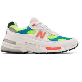 New Balance ニューバランス メンズ スニーカー 【New Balance 992】 サイズ US_11.5(29.5cm) White Neon Cyan