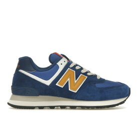 New Balance ニューバランス メンズ スニーカー 【New Balance 574】 サイズ US_6(24.0cm) Royal Blue Gold