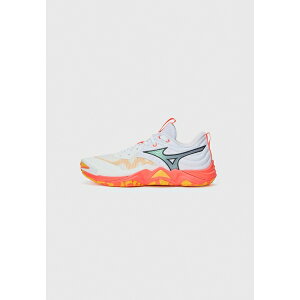 �~�Y�m �����Y �X�j�[�J�[ �V���[�Y WAVE MOMENTUM ELITE - Trainers - white/fiery coral/citrus