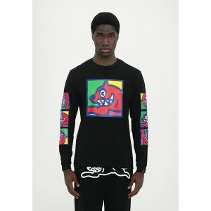 ACXN[ Y T_ V[Y POP ART RUNNING DOG - Long sleeved top - black
