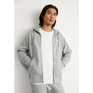 iCL Y T_ V[Y SPORTSWEAR CLUB FLEECE - Hoodie - dark grey heather/matte silver/white