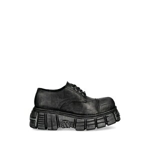 �j���[���b�N �����Y �u�[�c �V���[�Y Lace-up platform boots Black