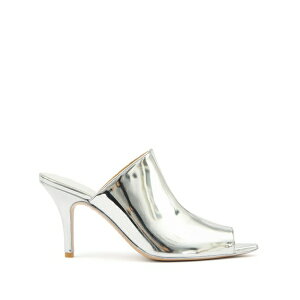 �}���^���}���W�F�� ���f�B�[�X �T���_�� �V���[�Y Metallic-effect mules Silver