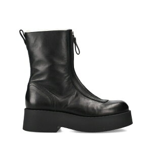 �v���~�A�[�^ ���f�B�[�X �u�[�c �V���[�Y Zip platform boots Black