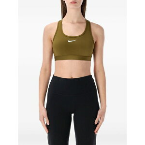 �i�C�L ���f�B�[�X �J�b�g�\�[ �g�b�v�X Swoosh sleeveless sport bras Green