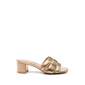 �r�r���E ���f�B�[�X �T���_�� �V���[�Y Cut-out mules Brown