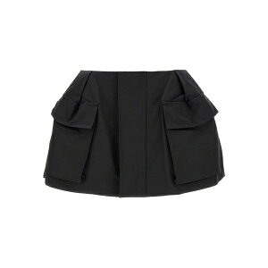 �T�J�C ���f�B�[�X �J�W���A���p���c �{�g���X Cargo zip mini shorts Black