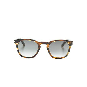 �T�����[���� �A�C�E�F�A ���f�B�[�X �T���O���X���A�C�E�F�A �A�N�Z�T���[ Round-frame tortoiseshell-effect sunglasses Brown