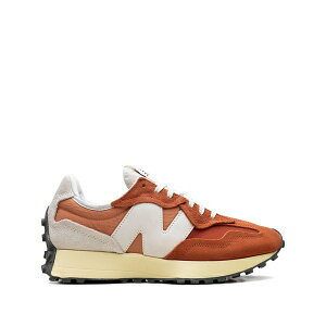 �j���[�o�����X �����Y �X�j�[�J�[ �V���[�Y 327 infield clay/copper sneakers Orange