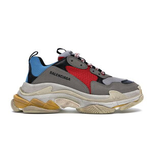Balenciaga �o�����V�A�K �����Y �X�j�[�J�[ �yBalenciaga Triple S Grey Red Blue (2018 Reissue)�z �T�C�Y US_7(25.0cm) Grey/Red-Blue