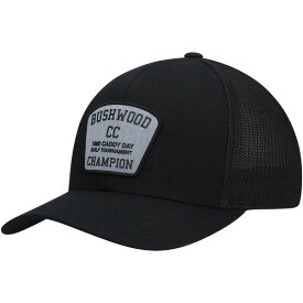 トラビスマヒュー メンズ 帽子 アクセサリー Travis Mathew Presidential Suite Trucker Adjustable Hat Black