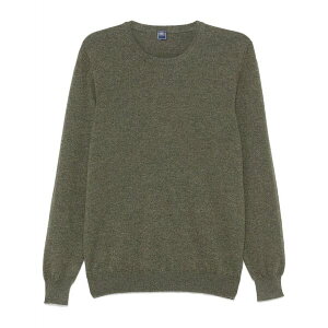 �t�F�f�[�� �����Y �j�b�g&�Z�[�^�[ �A�E�^�[ M��lange-effect sweater Green