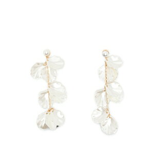 �Z���t�E�|�[�g���C�g ���f�B�[�X �s�A�X���C�������O �A�N�Z�T���[ Petal-detail drop earrings Gold