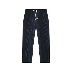 �I�[���o�[ �u���E�� �����Y �J�W���A���p���c �{�g���X Sonoran velo stripe-pattern trousers Blue