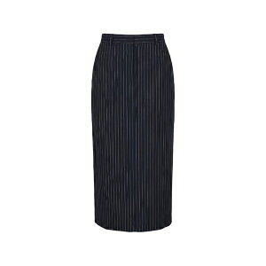 �s���R ���f�B�[�X �X�J�[�g �{�g���X Pinstripe-pattern pencil maxi skirt Blue